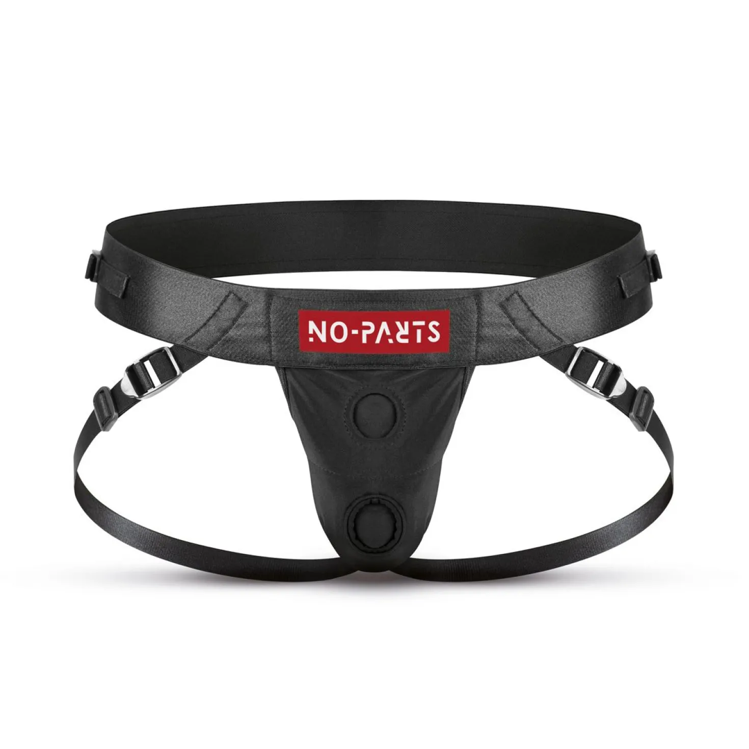 No-Parts - Harnais pour gode-ceinture ajustable avec deux anneaux