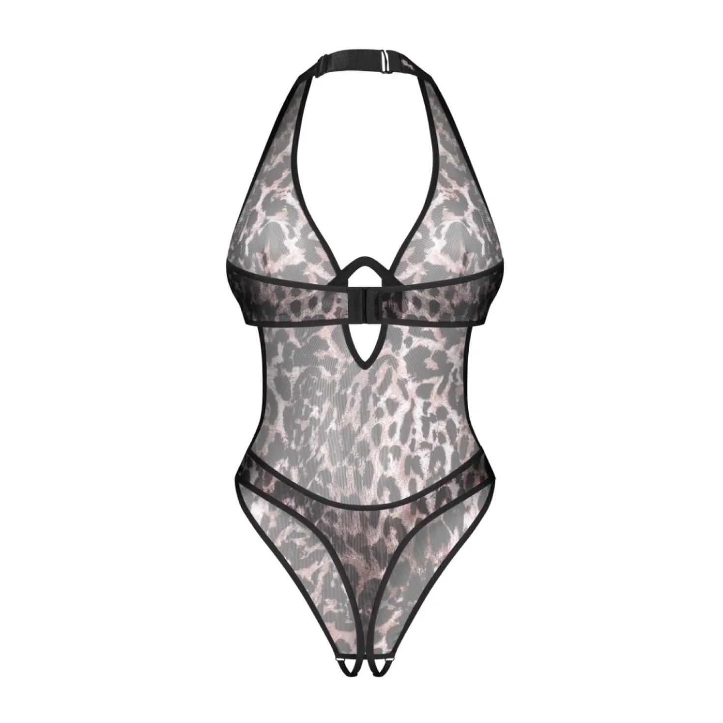 Obsessive - Addia Teddy Entrejambe Ouverte - Marron