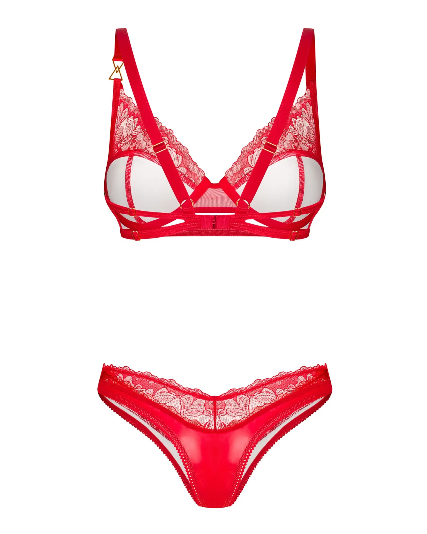Obsessive - Aliosa Ensemble Deux Pièces - Rouge