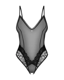 Obsessive - Blomentis Teddy Ouvert à l’Entrejambe - Noir