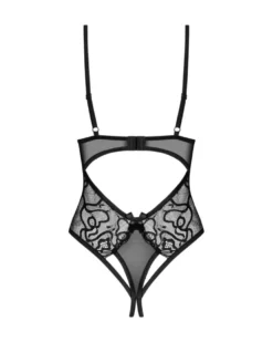 Obsessive - Blomentis Teddy Ouvert à l’Entrejambe - Noir