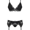 Obsessive - Ensemble de lingerie à 3 pièces en dentelle