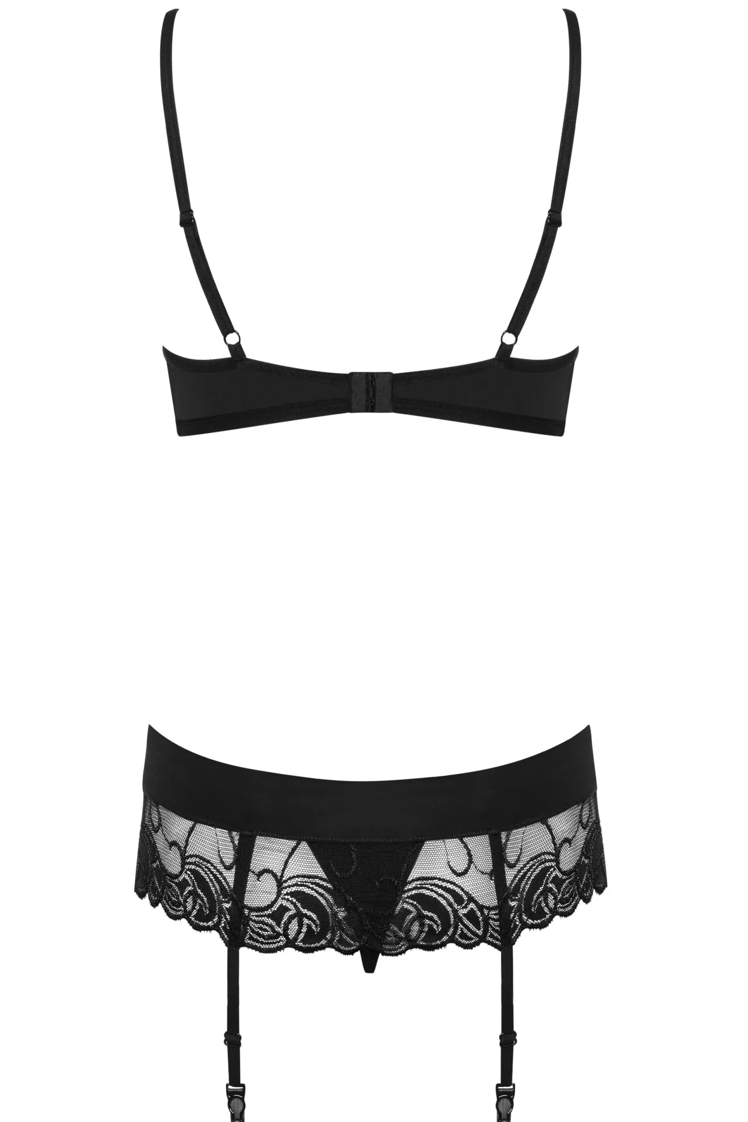 Obsessive - Ensemble 3 pièces Wonderia - Noir