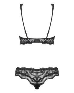 Obsessive - Ensemble soutien-gorge en dentelle Luvae - Noir