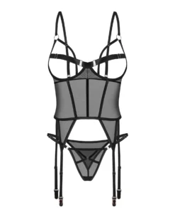 Obsessive - Freedom Euridia Corset et String - Noir