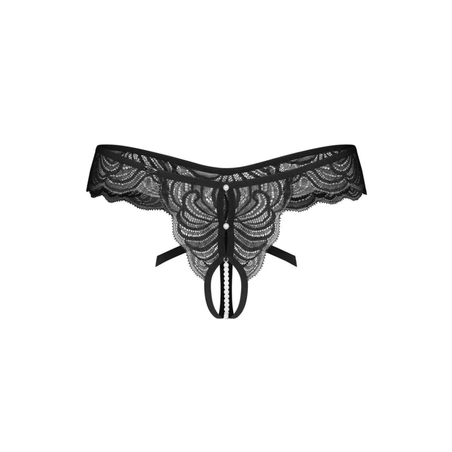 Obsessive - Trinise String Ouvert - Noir