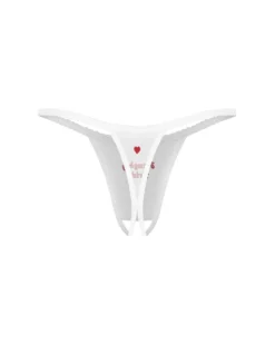 Obsessive - Weddya Bride String Ouvert - Blanc