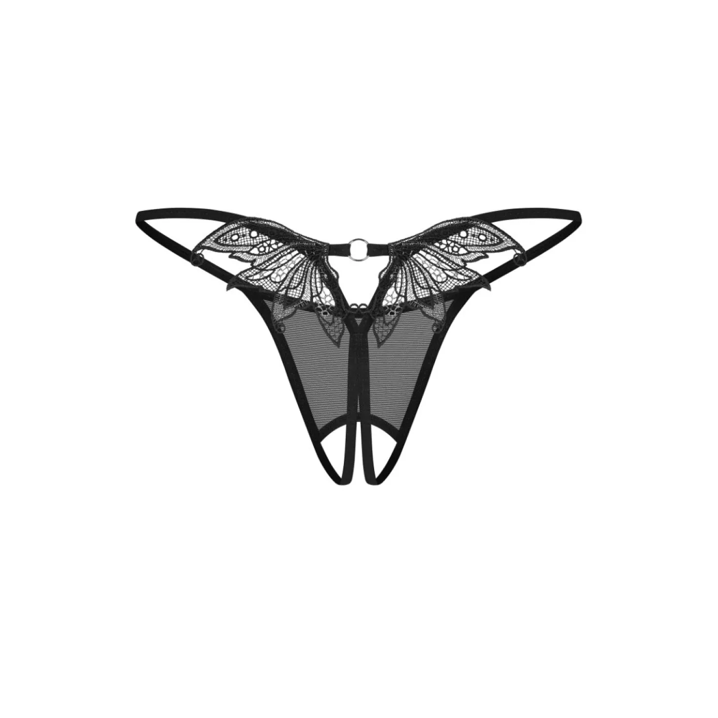 Obsessive - Zaliya String Ouvert - Noir