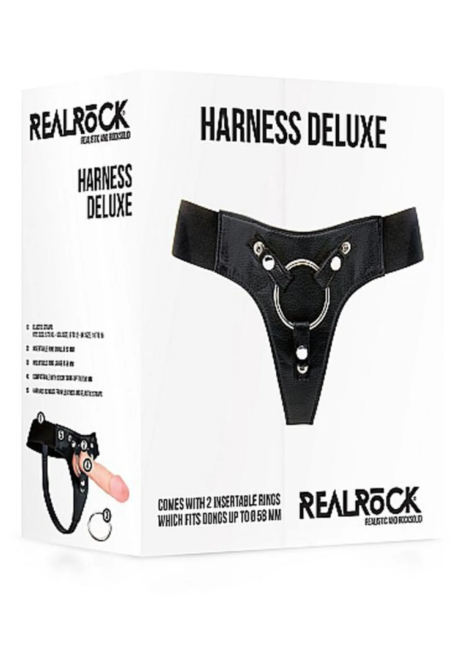 Ouch - Harnais pour godemichet Deluxe - Noir