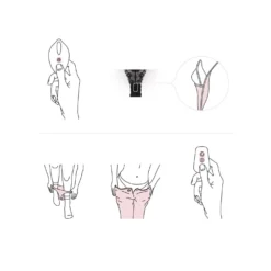 Panty Rebel - Culotte string vibrante - Noir