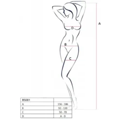 Passion - BS081 Catsuit - Blanc