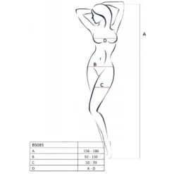 Passion - BS085 Catsuit - Noir