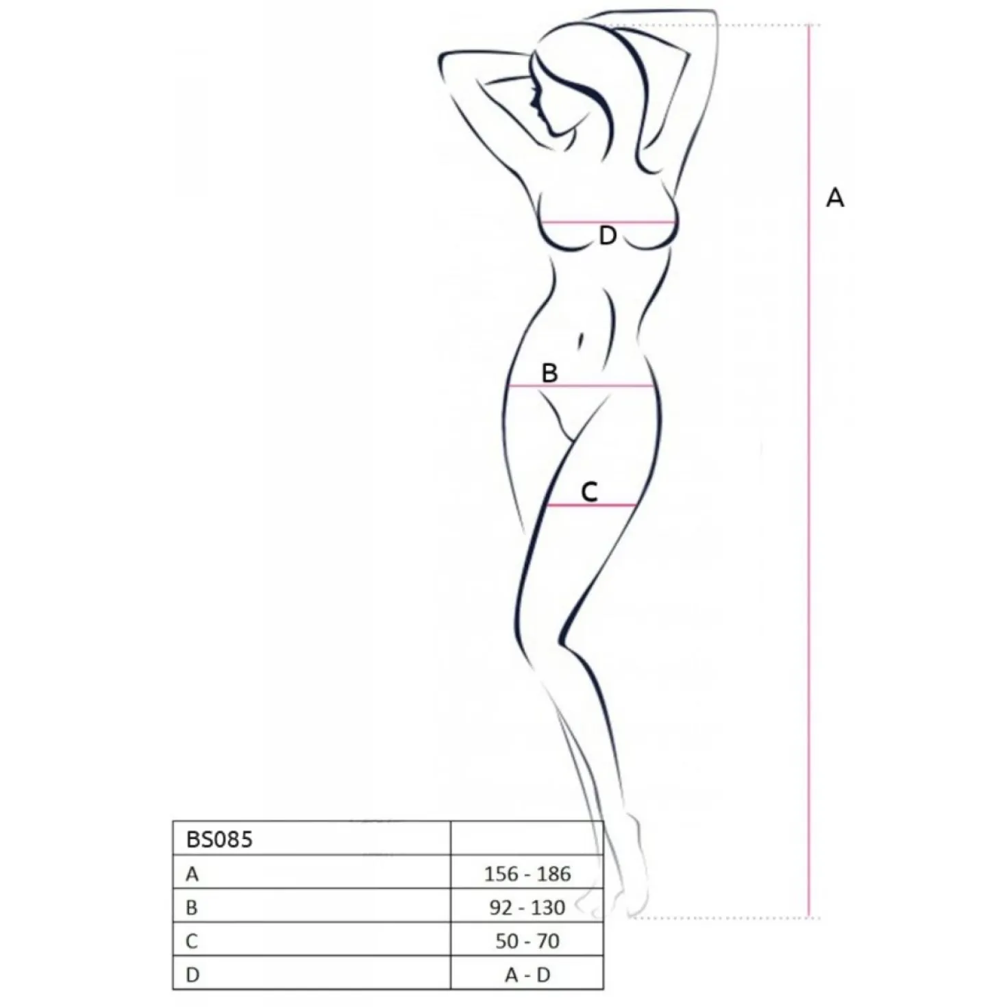 Passion - BS085 Catsuit - Noir