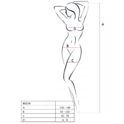 Passion - BS074 Catsuit - Noir