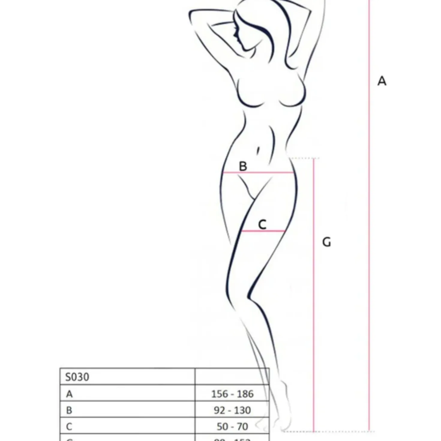 Passion - S030 Bas Strip - Blanc