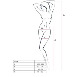Passion - S029 Strip Pants - Blanc