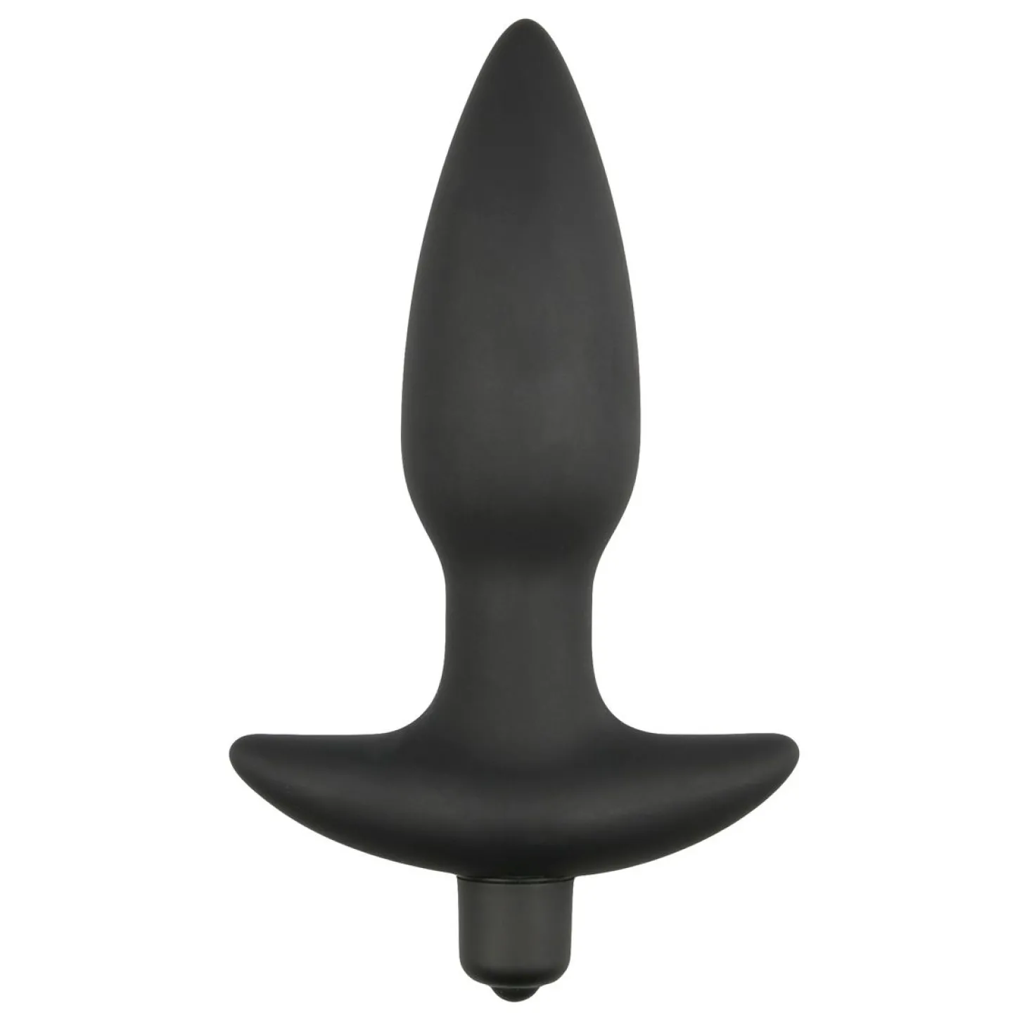 Plug anal vibrant Noir - 14,5 cm
