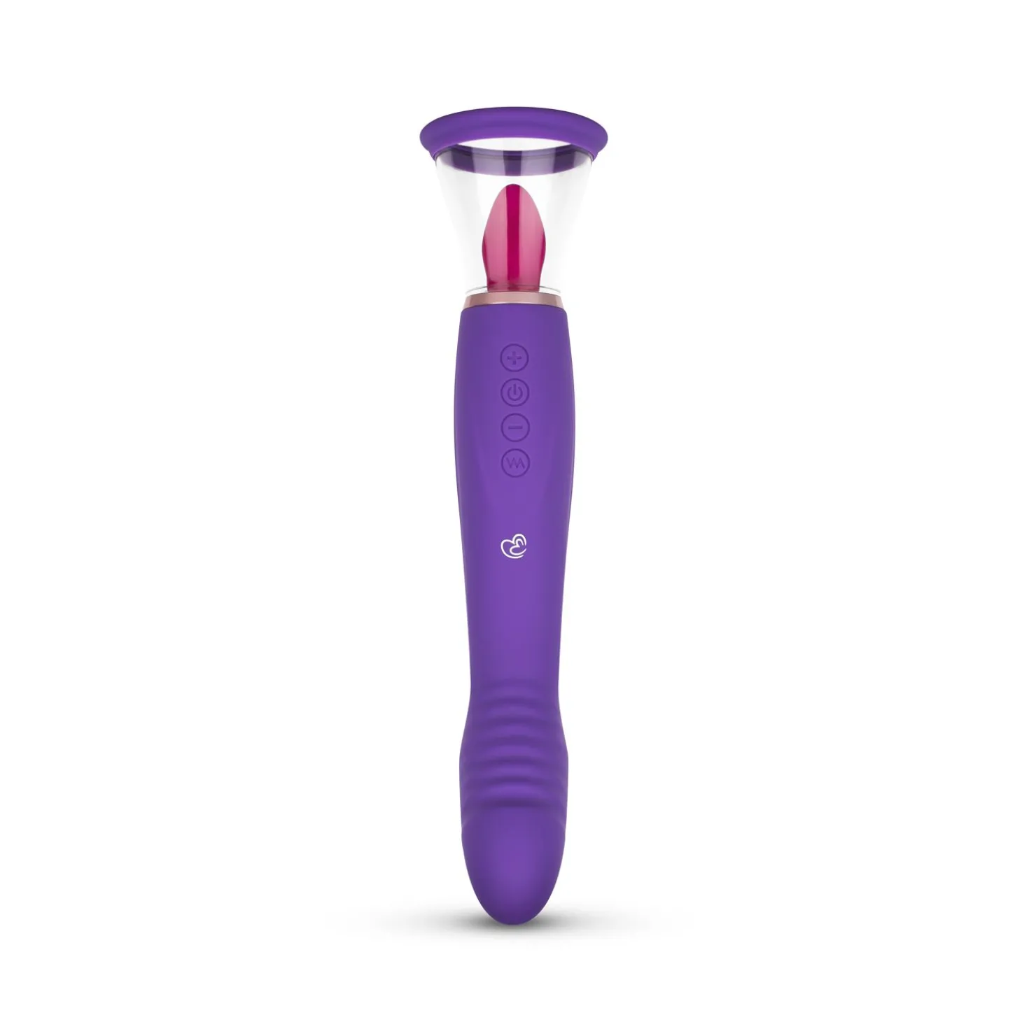 Pompe Pleasure Pump avec vibromasseur pour point G - Violet