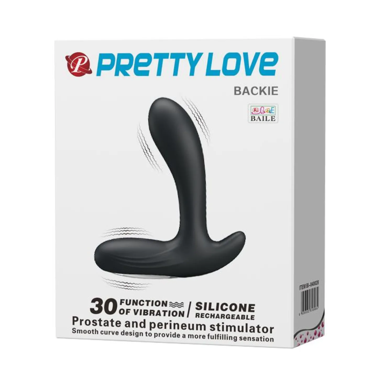 Pretty Love - Plug anal vibrant "Backie" - Noir