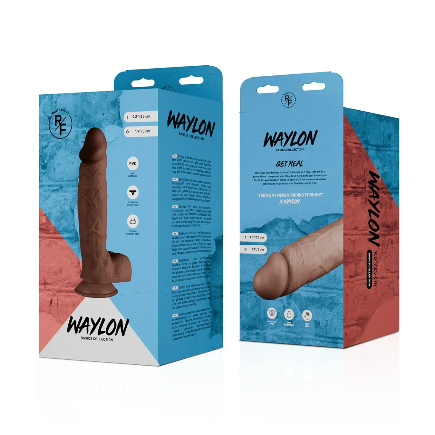 Real Fantasy - Waylon Godemiché réaliste - 25 cm