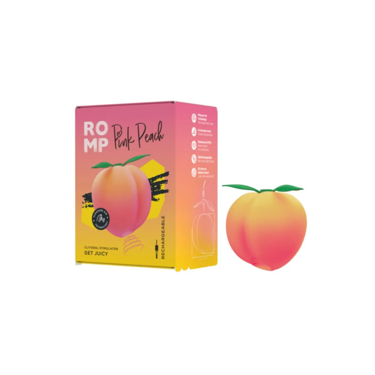 ROMP - Peach Stimulateur à Air - Rose