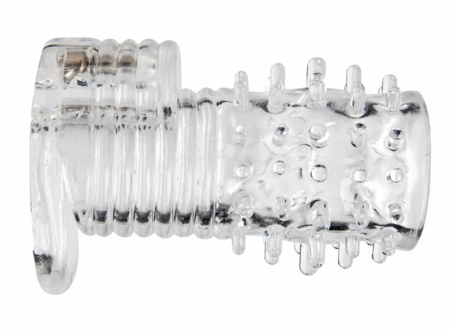 Size Matters - Clear Sensations Gaine Pénienne Vibrante - Transparente