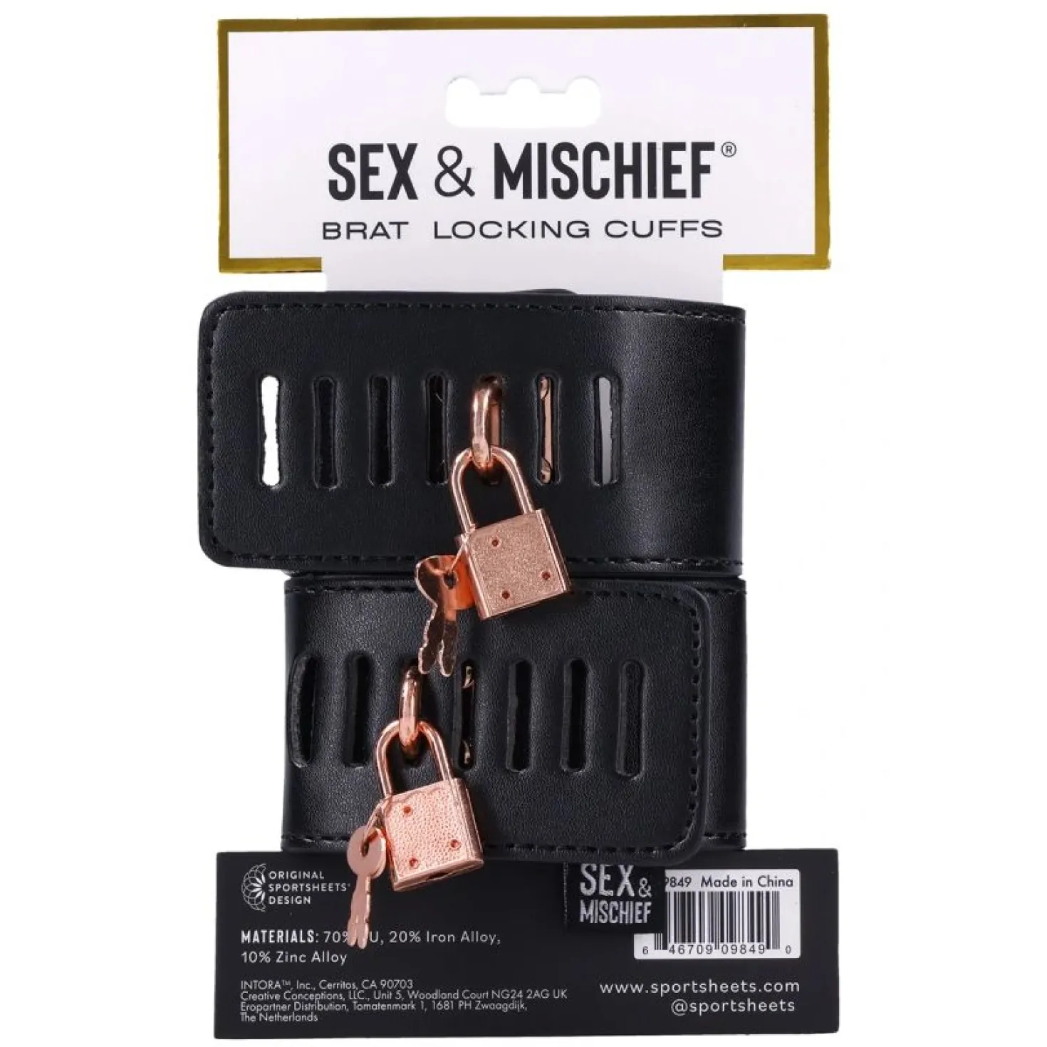 Sportsheets - Sex & Mischief Brat Locking Cuffs