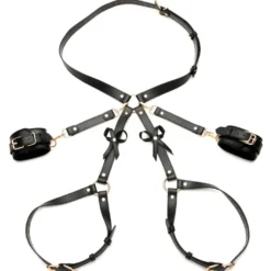 Strict - Harnais de bondage avec nœuds M/L - Noir