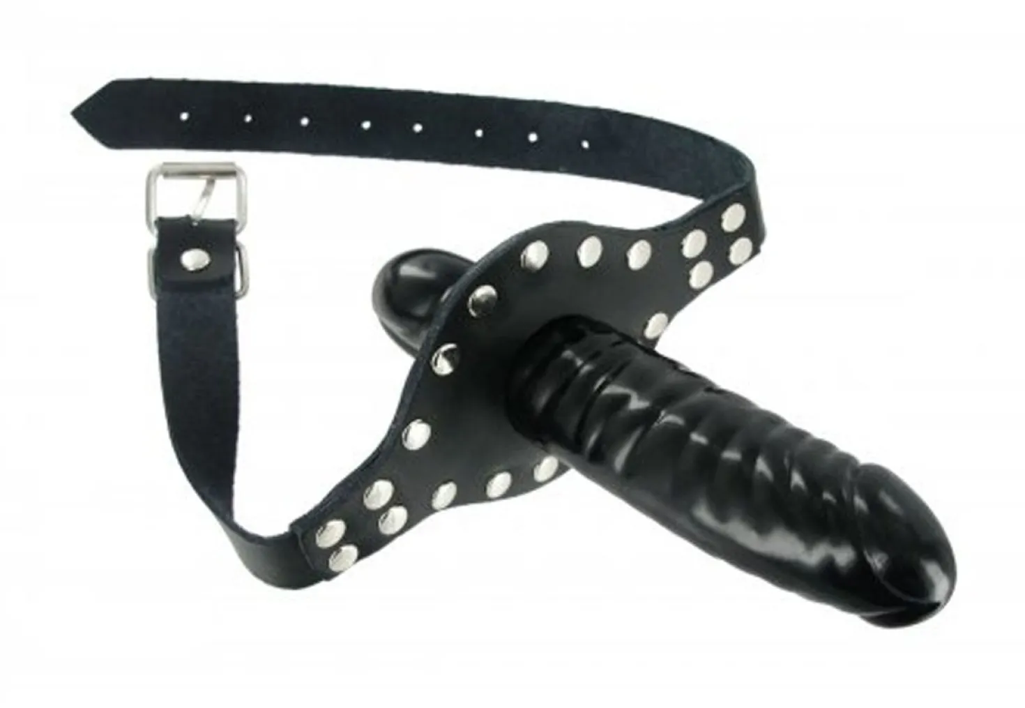 Strict Leather - Bâillon cuir avec dildo