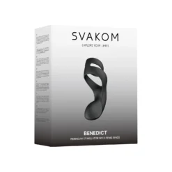 SVAKOM - Benedict Double Anneau Stimulateur de Périnée - Noir