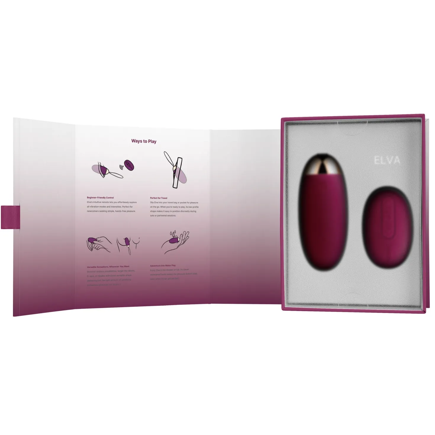 SVAKOM - Elva Œuf Vibrant avec Télécommande - Violet