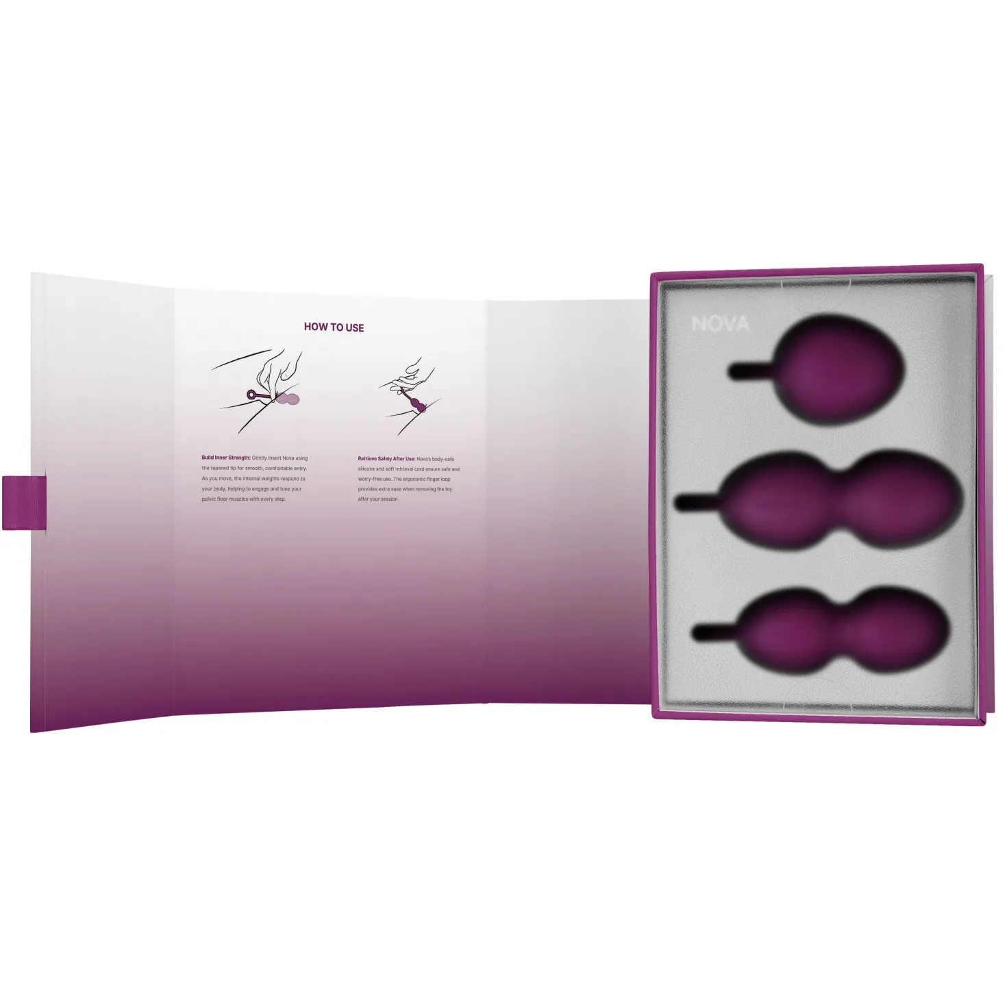 SVAKOM - Nova - Set d'entraînement de Kegel - Violet