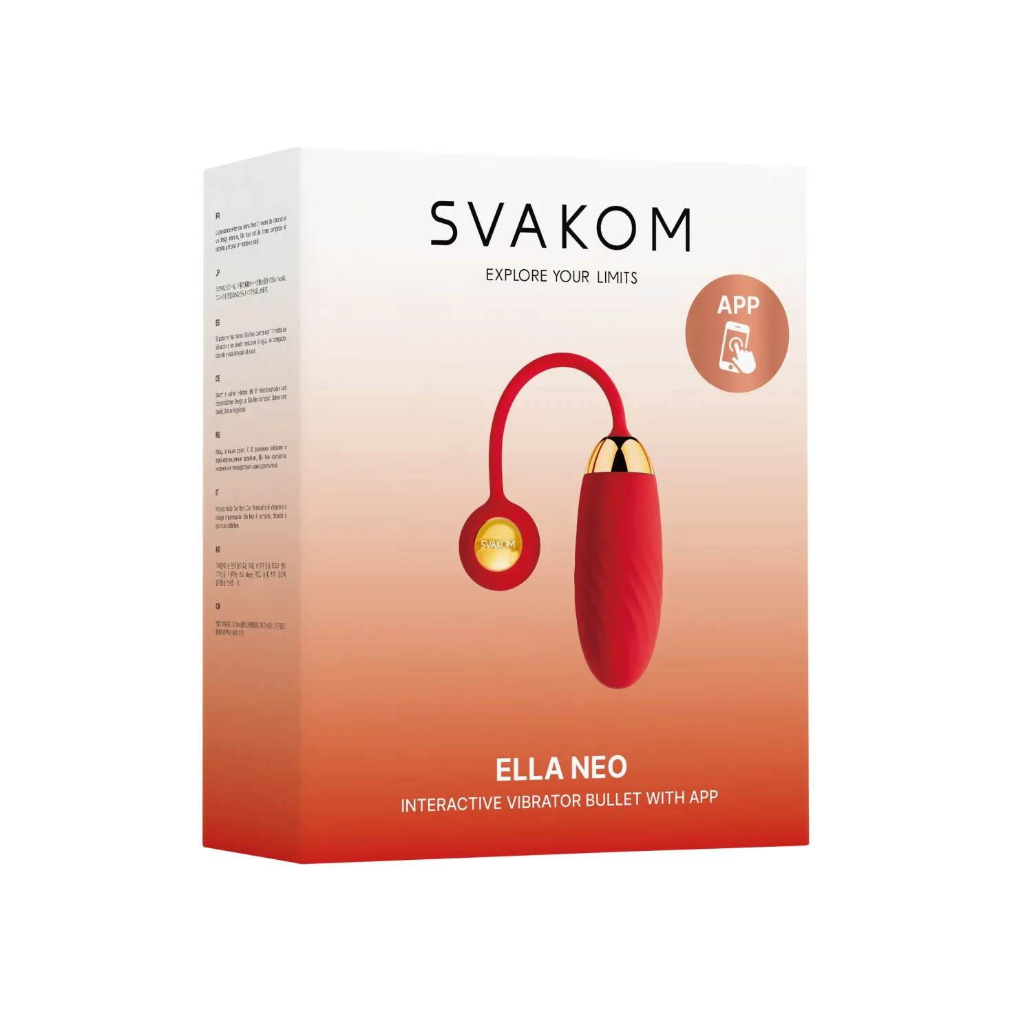 SVAKOM - Œuf vibrant connecté "Ella Neo"- Rouge