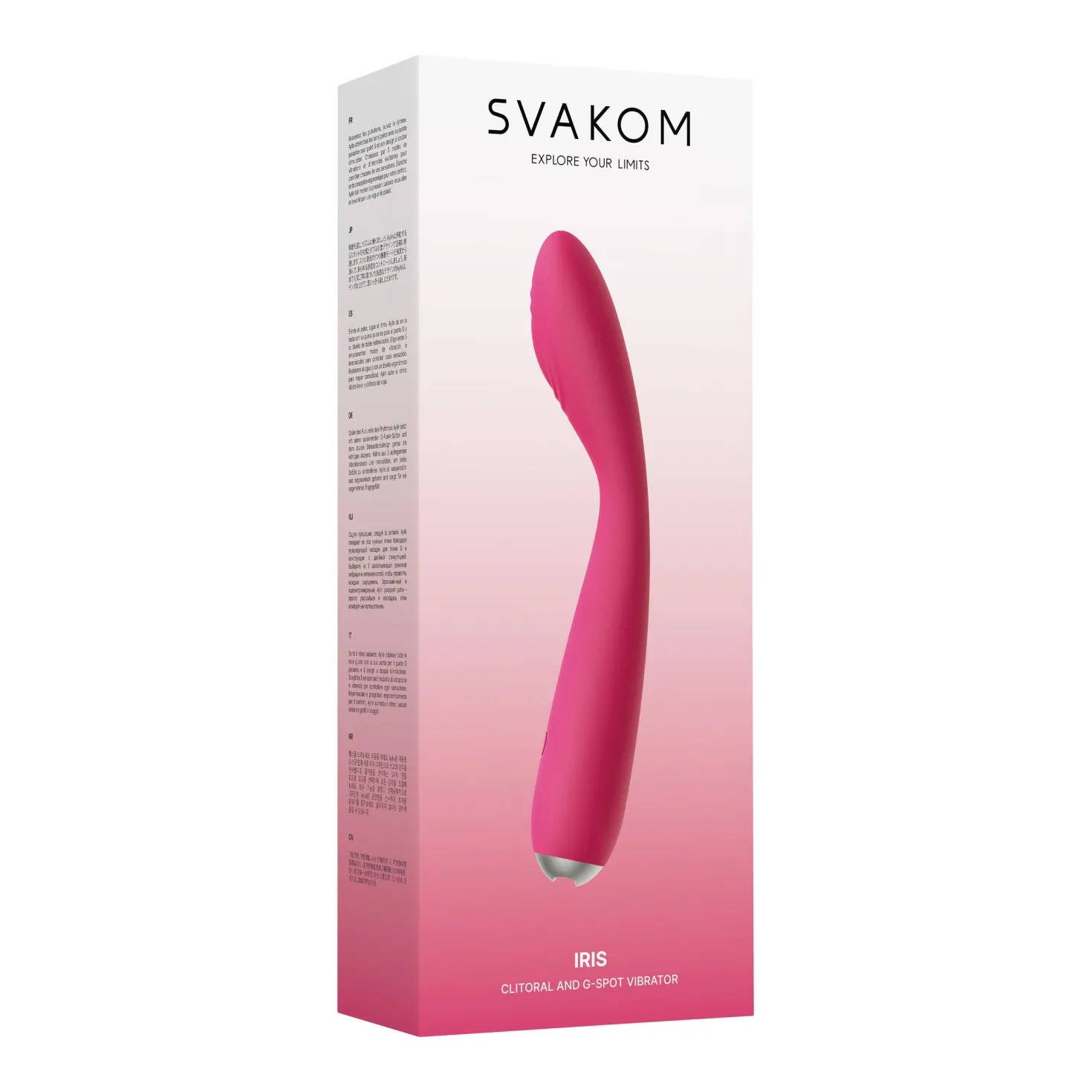 SVAKOM - Vibro point G et clitoris "Iris" - Rose