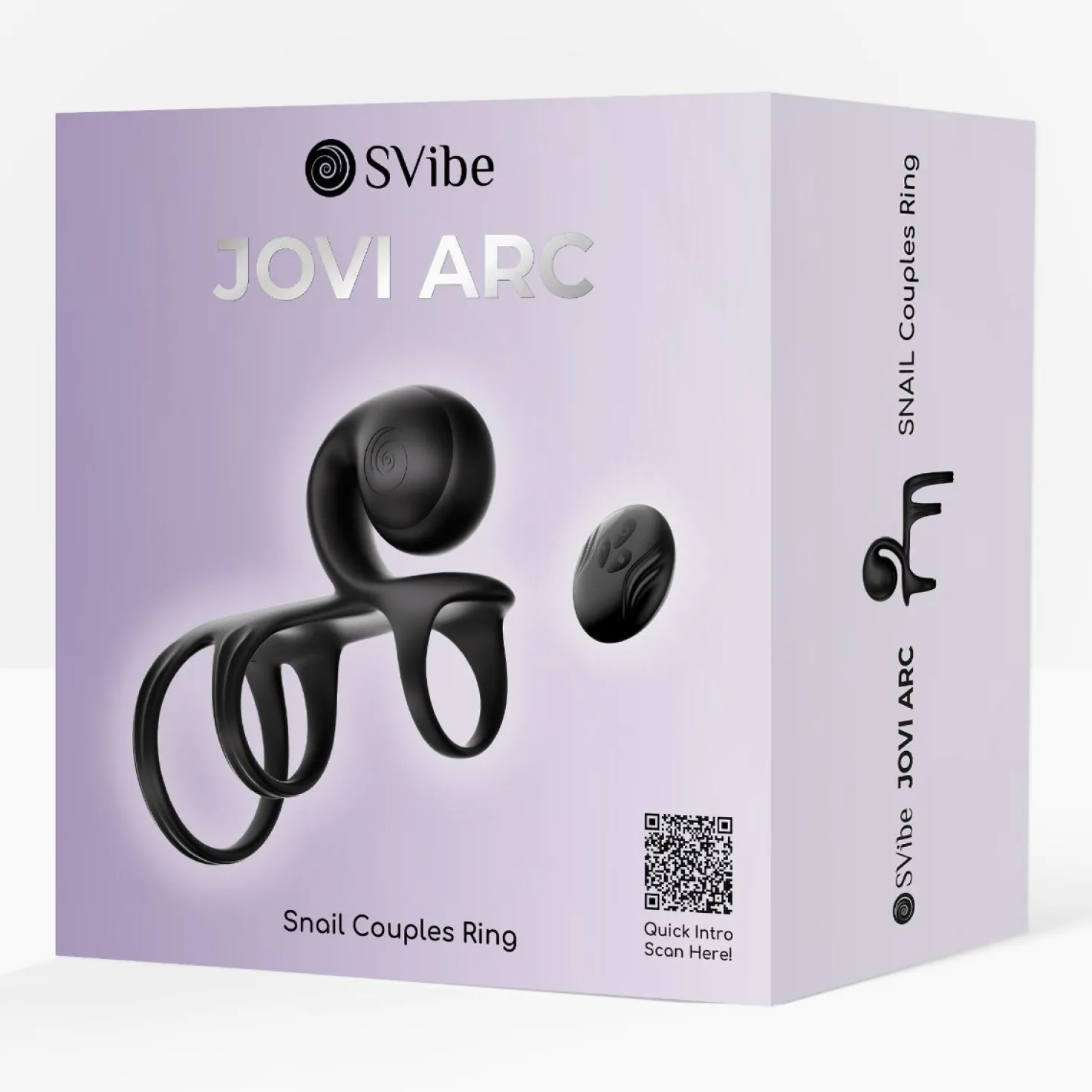 SVibe - Jovi Arc Anneau pour Couples - Noir