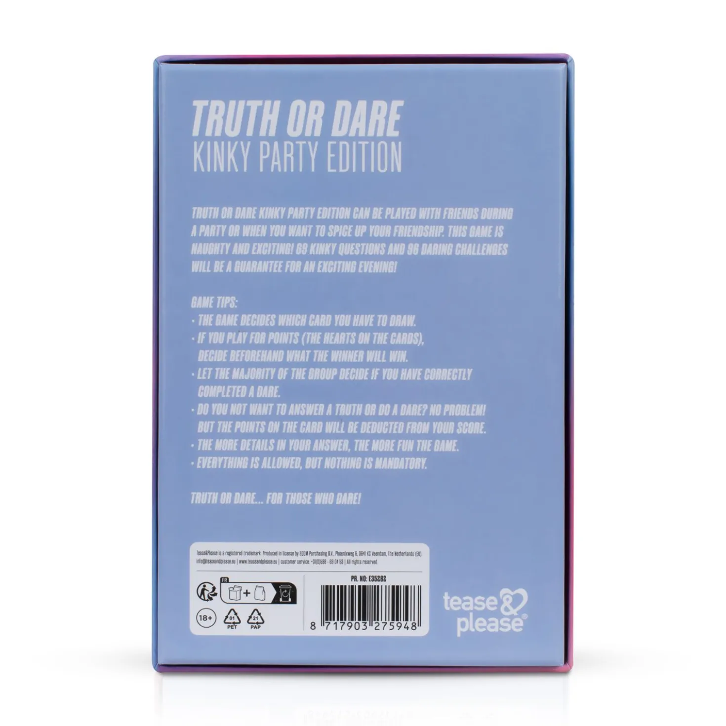 Tease & Please - Truth or Dare Kinky Edition - pour un Groupe
