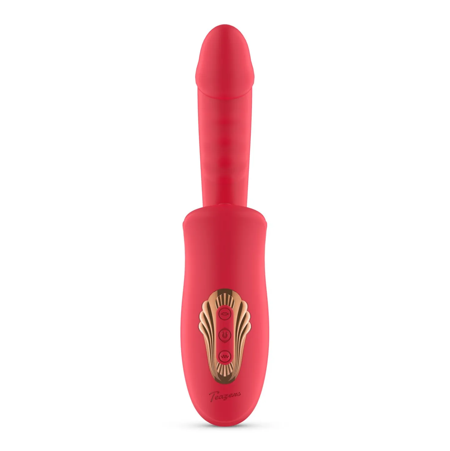 Teazers - Dildo avec stimulateur de clitoris - Rouge