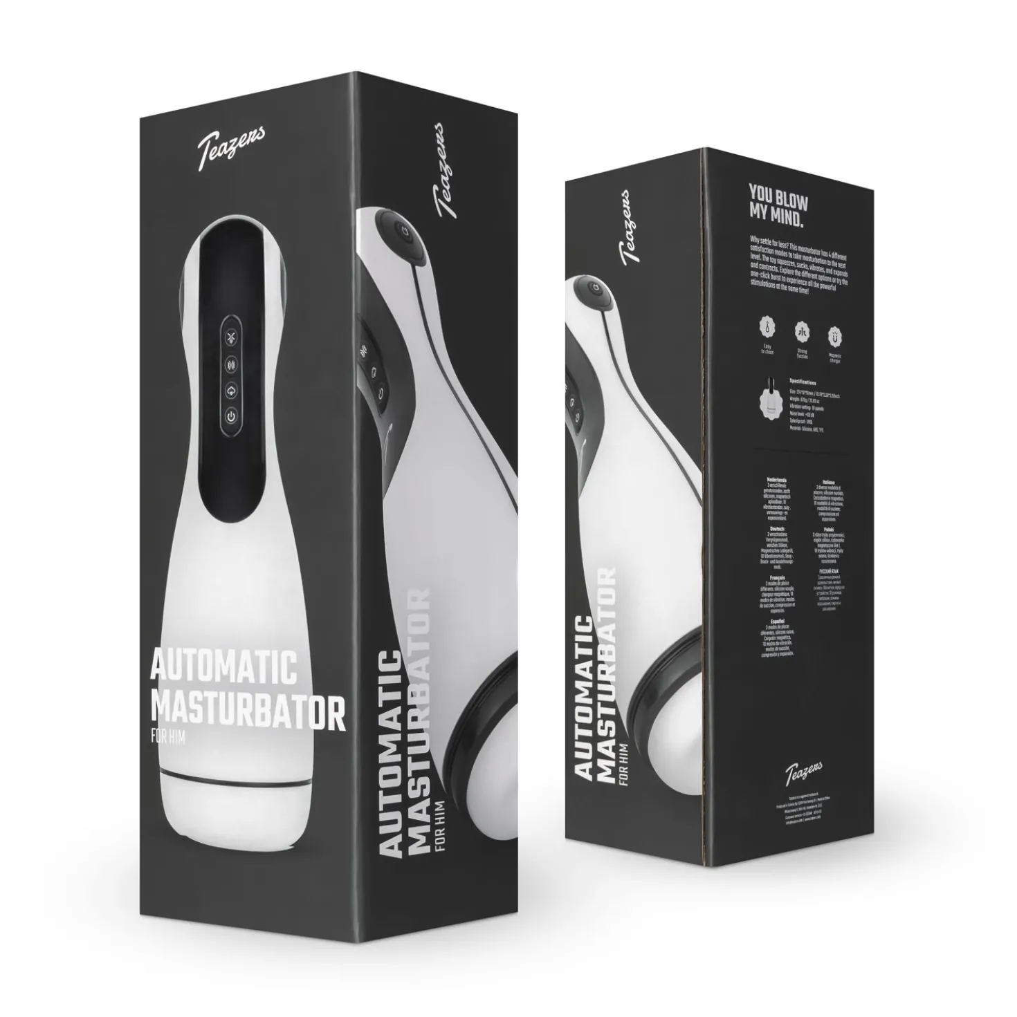 Teazers - Masturbateur automatique - Blanc