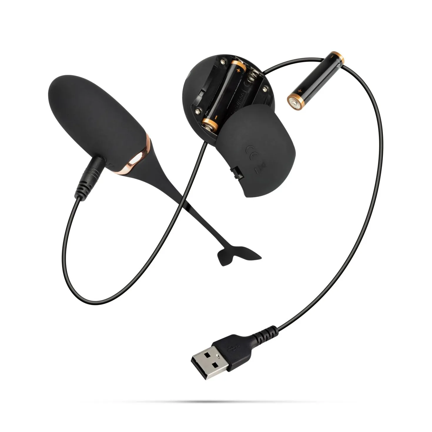 Teazers – Œuf Vibrant Avec Télécommande – Noir