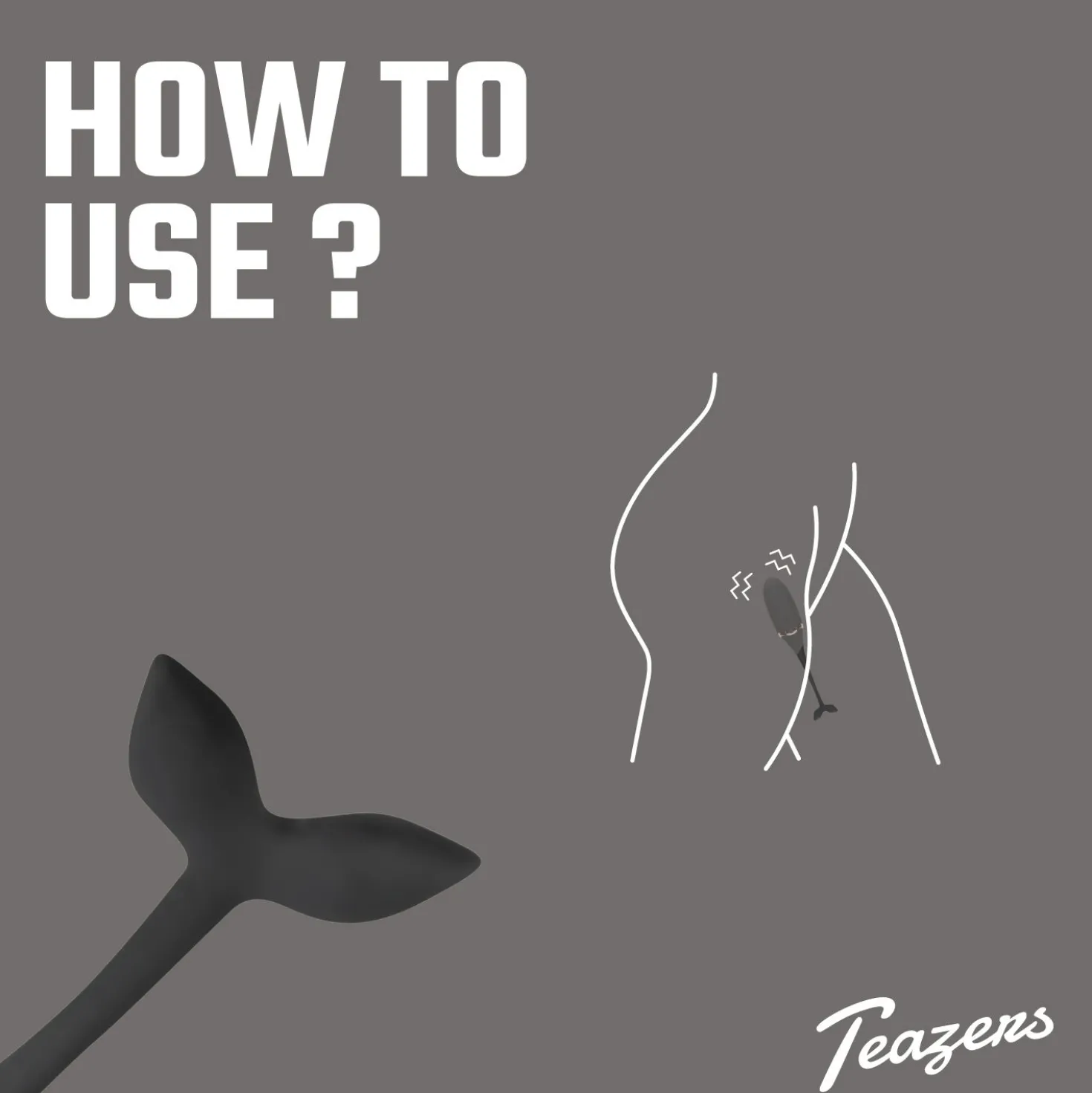 Teazers – Œuf Vibrant Avec Télécommande – Noir