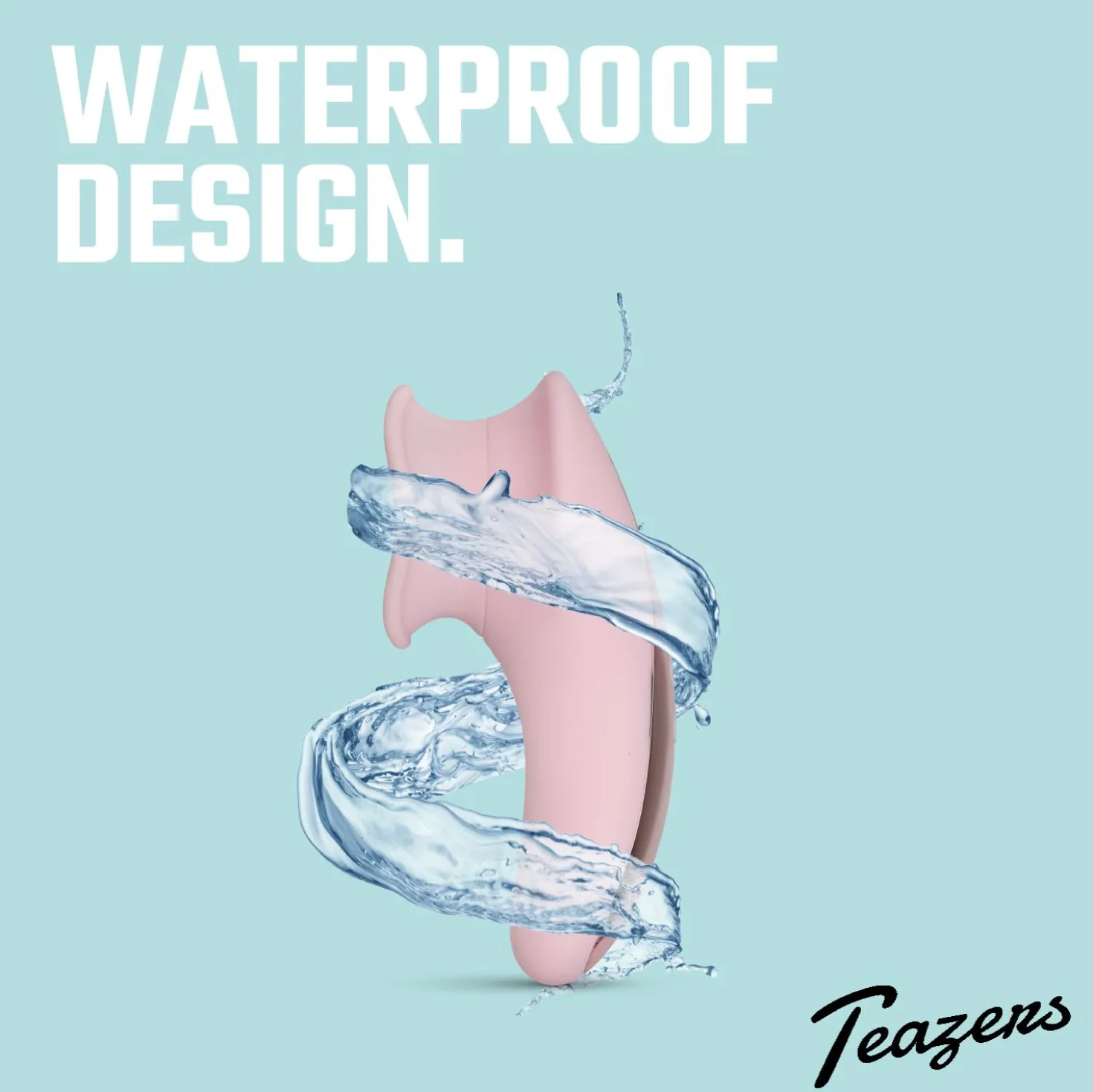 Teazers - Vibromasseur clitoridien effet langue - Rose
