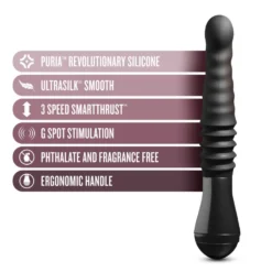 Temptasia - Lazarus Vibromasseur va-et-vient - Noir