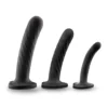 Temptasia - Set de 3 godes "Twist" - Noir