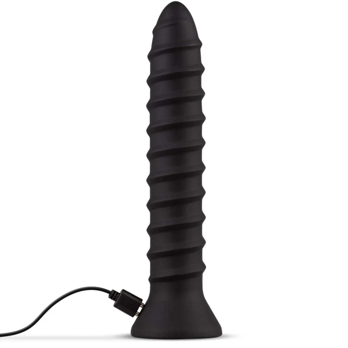 Vibrateur anal à plug vissé - Large 15,5 cm
