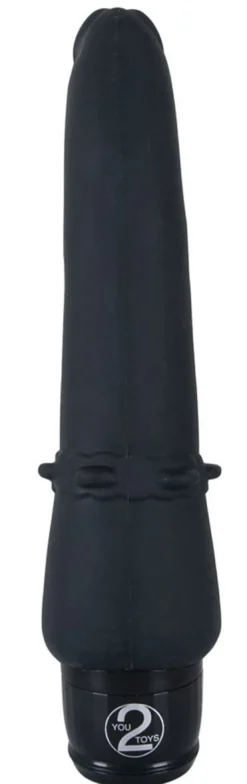 Vibro anal classique en silicone noir