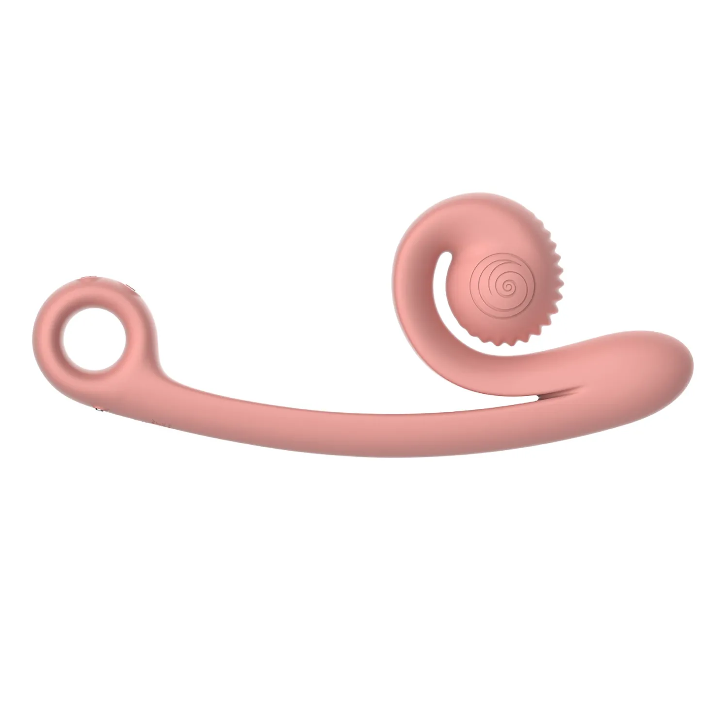 Vibromasseur Double Snail Vibe Curve - Rose Pêche