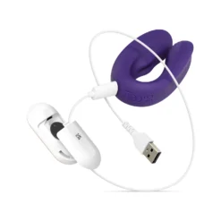 Vibromasseur pour Couples avec Télécommande - Violet