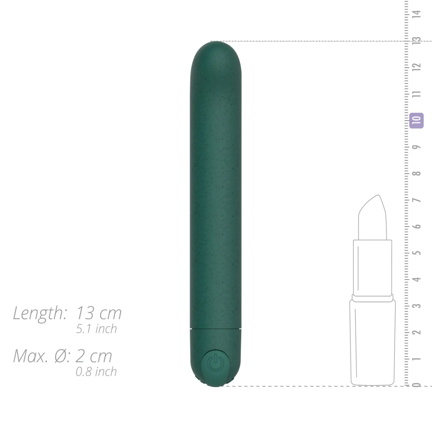 Vibromasseur pour point G Eco - Vert