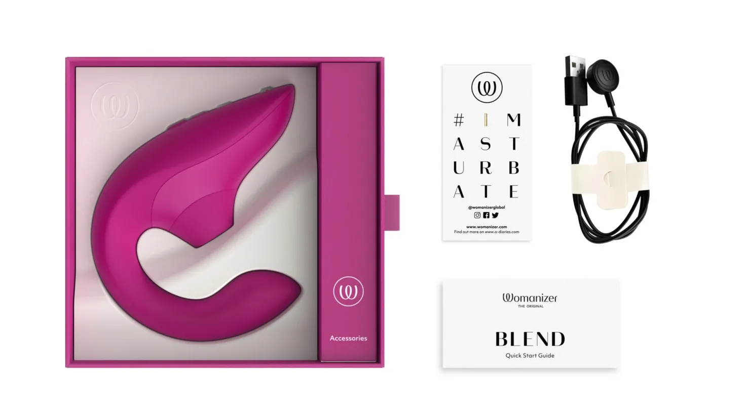 Womanizer Blend - Double stimulation - Fushia