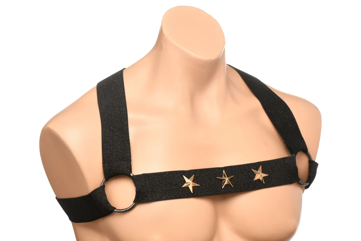 XR Brands - Harnais de Poitrine avec Brassards - Noir